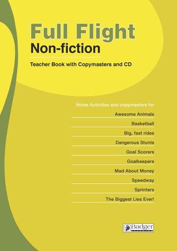 Full Flight Non-fiction Teacher Book + CD Badger Learning