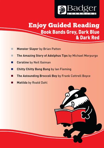 Enjoy Guided Reading KS2 Book Bands: Year 5 Grey, Dark Blue & Dark Red Teacher Book Badger Learning