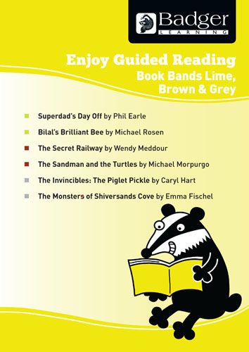 Enjoy Guided Reading KS2 Book Bands: Year 3 Lime, Brown & Grey Teacher Book Badger Learning