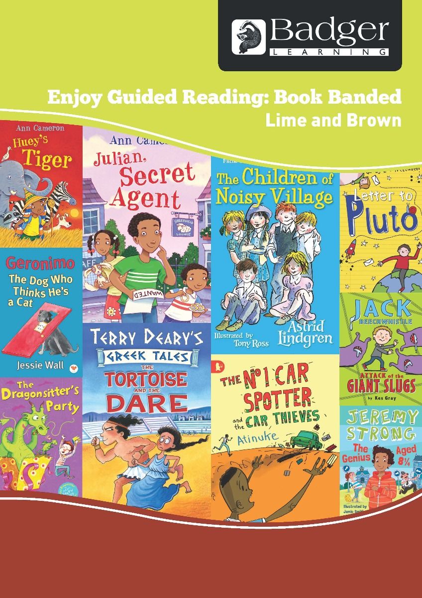 Enjoy Guided Reading Book Band - Lime and Brown Teacher Book & CD Badger Learning