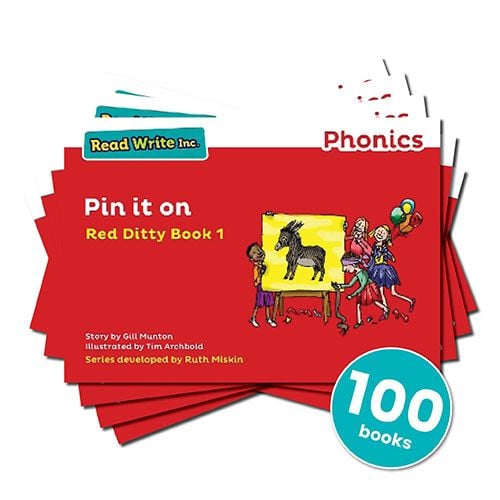 Read Write Inc. Phonics Red Ditty books: Pack of 100 (N991000W ...