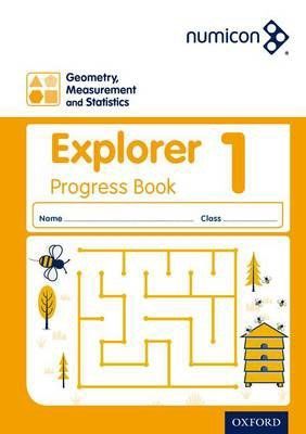 Numicon Geometry, Measurement and Statistics 1 Explorer Progress Book — Pack of 30