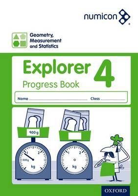 Numicon Geometry, Measurement and Statistics 4 Explorer Progress Book — Pack of 30