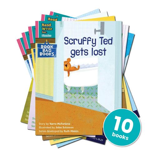 Read Write Inc. Phonics Book Bag Books: Pink Pack of 10 by Adrian ...