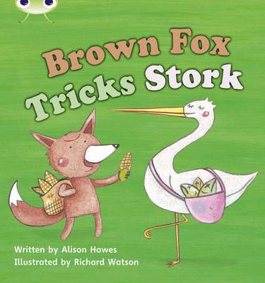 Brown Fox Tricks Stork