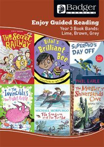 Enjoy Guided Reading KS2 Book Bands: Year 3 Lime, Brown & Grey Teacher Book & CD