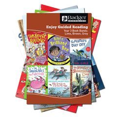 Enjoy Guided Reading KS2 Book Bands: Year 3 Lime, Brown & Grey Complete Pack