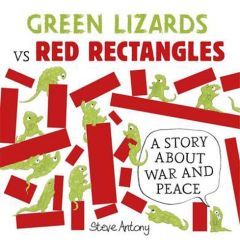 Green Lizards vs Red Rectangles - Pack of 6