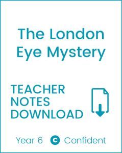 Enjoy Guided Reading: The London Eye Mystery Teacher Notes
