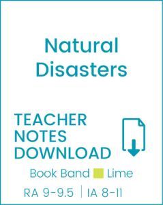 Enjoy Guided Reading: Natural Disasters Teacher Notes