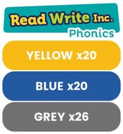 Read Write Inc. Phonics Book Bag Books: Yellow to Grey Pack of 66