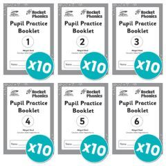 Rocket Phonics Pupil Practice Books 1-6 x 10 copies