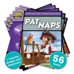 Intervention Rapid Phonics Pack (single copy of readers + Teacher Guides and wallchart)