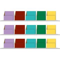 Big Cat Phonics for Little Wandle Colour Coded Storage Boxes: 3 of each Colour