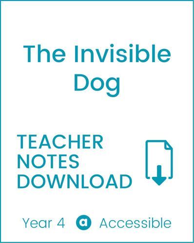 Enjoy Guided Reading: The Invisible Dog Teacher Notes