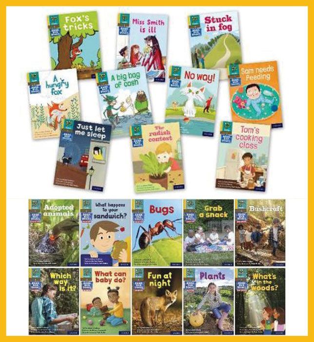 Read Write Inc. Phonics Book Bag Books: Yellow to Grey Pack of 66 by Ruth  Miskin, Gill Munton, and Tim Archbold | Badger Learning